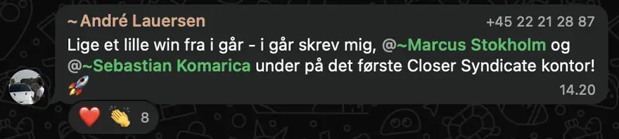Win fra André